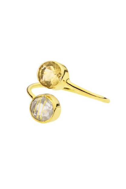 Double Gemstone Ring - Helene Clarkson Design