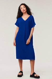 Biella Reversible Dress With Pockets - Helene Clarkson Design