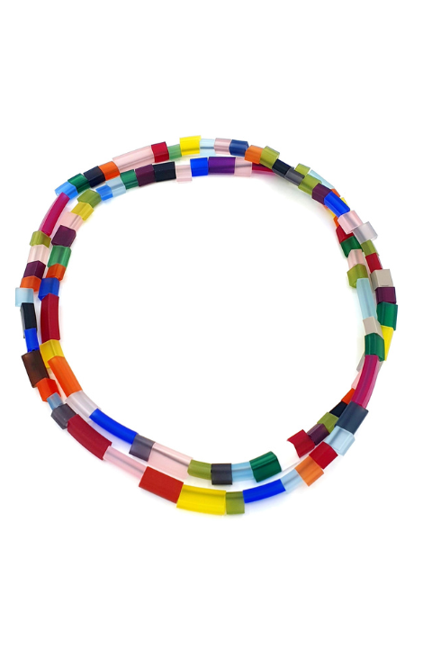 Long Mosaic Necklace - Rosalba Galati - Helene Clarkson Design
