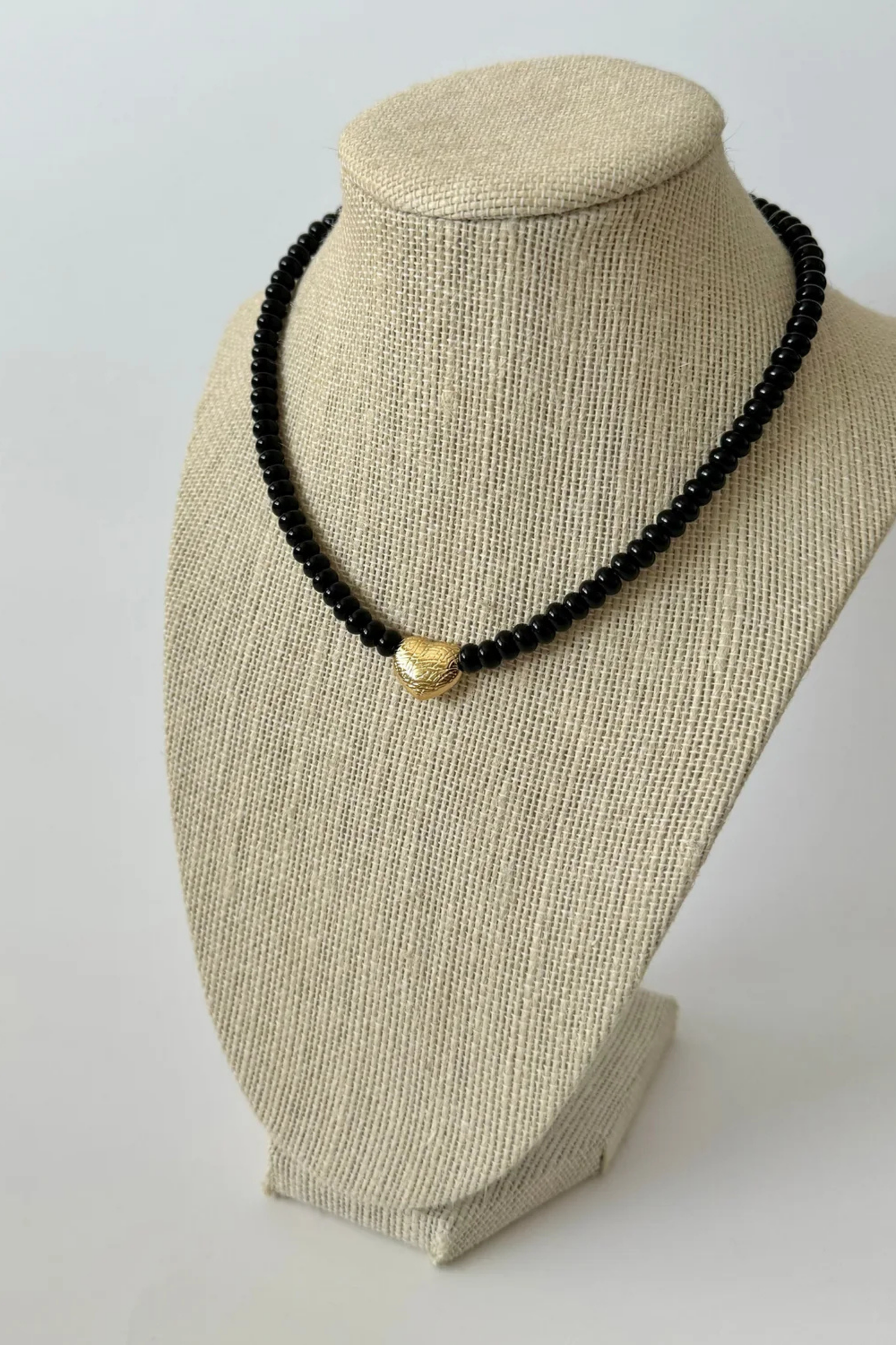 Maira Beaded Necklace- Gold - Helene Clarkson Design