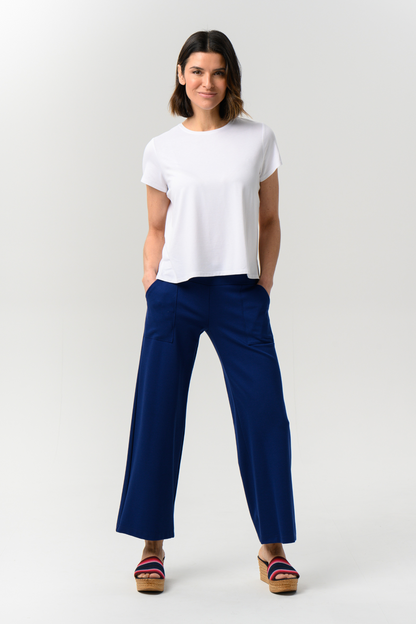 Andorra Ponte Crop Pant with Pockets - Helene Clarkson Design