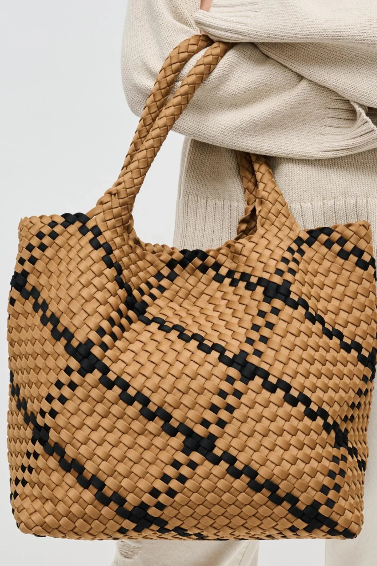 Sky's The Limit - Medium Woven Neoprene Tote - Helene Clarkson Design