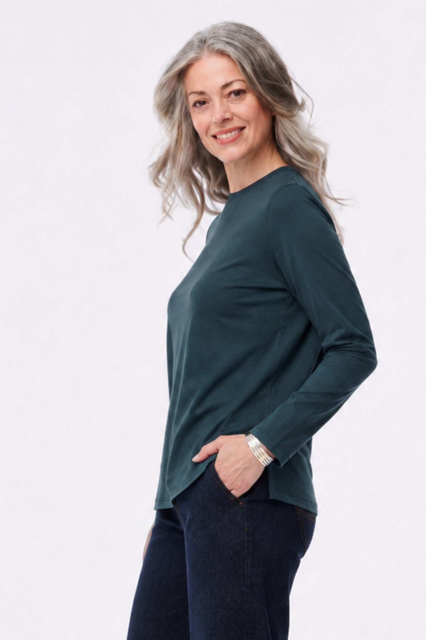 Albi 100% Merino Wool Long Sleeve Top