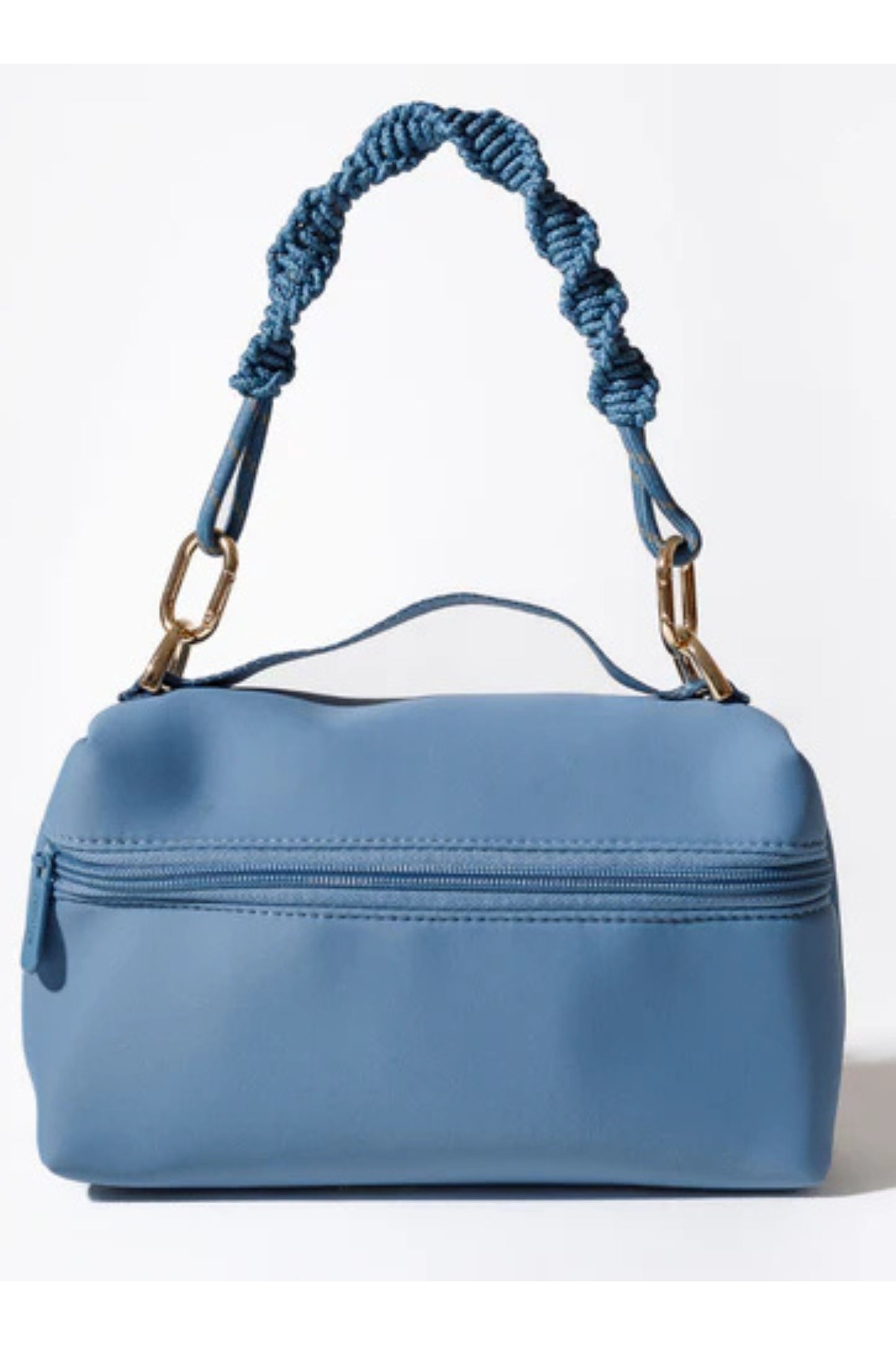 Stormy Blue Neoprene Vanity Clutch