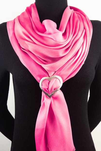 Oversized Square Italian Cashmere Blend Scarf - Peony, Canada - Helene Clarkson Design
