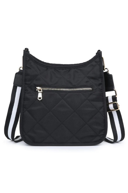 Quilted Motivator Messenger Crossbody Bag - Helene Clarkson Design