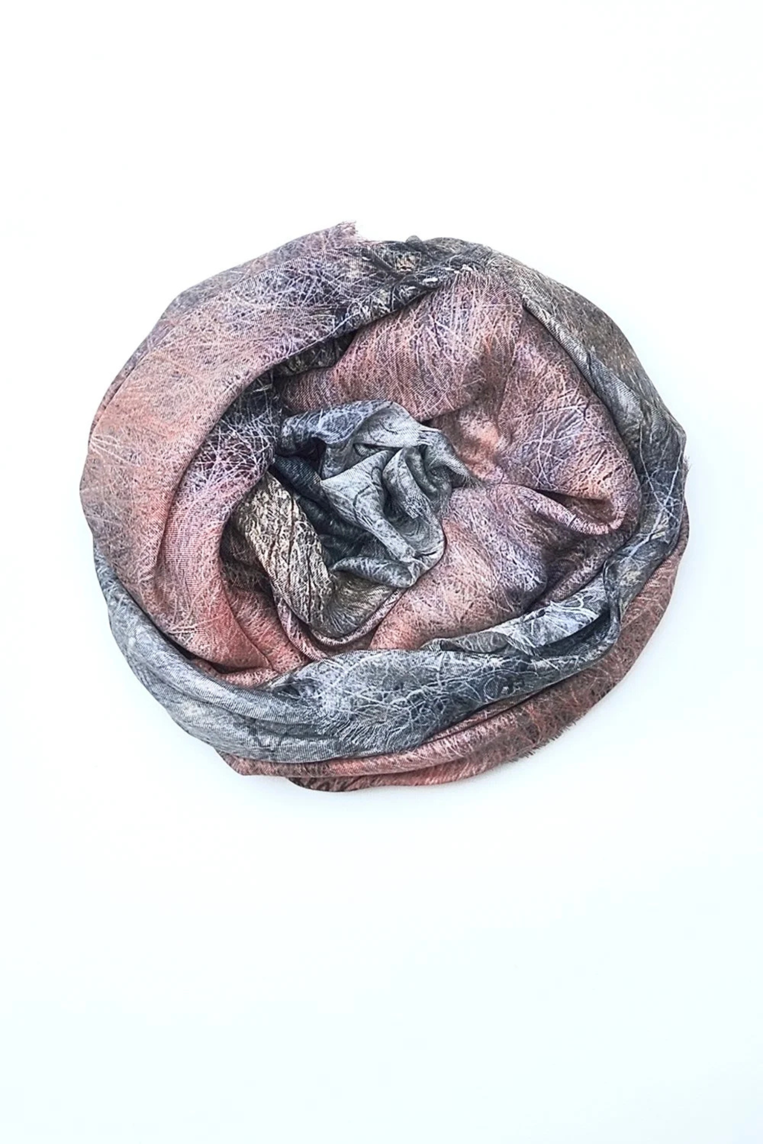 Oversized Square Italian Cashmere Blend Scarf - Cottonwood Grove, New Mexico - Helene Clarkson Design