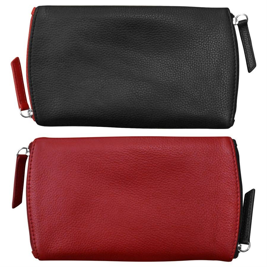 Two Tone Double Zip Eyeglass Case - Helene Clarkson Design