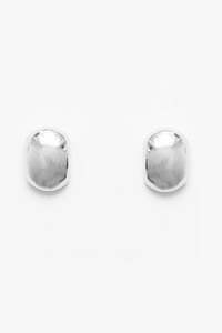 Shiny Rectangular Stud Earrings - Helene Clarkson Design
