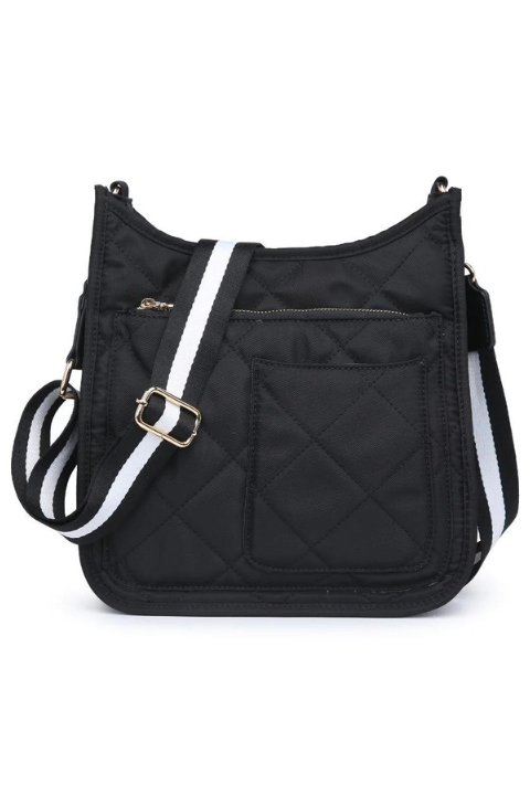 Quilted Motivator Messenger Crossbody Bag - Helene Clarkson Design