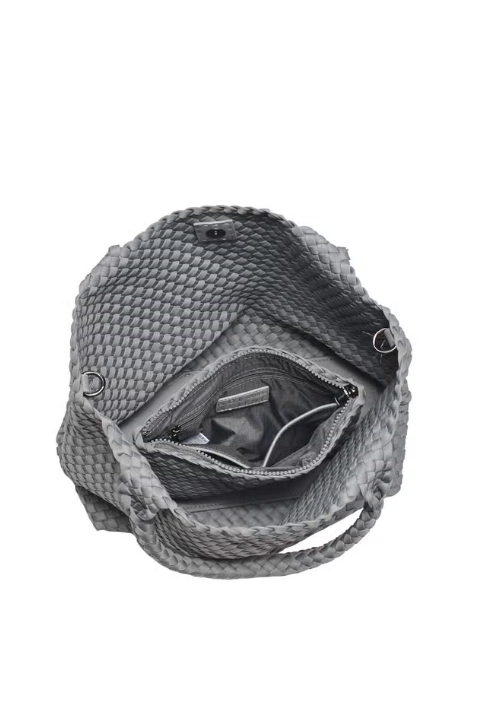 Sky's The Limit - Medium Woven Neoprene Tote - Helene Clarkson Design