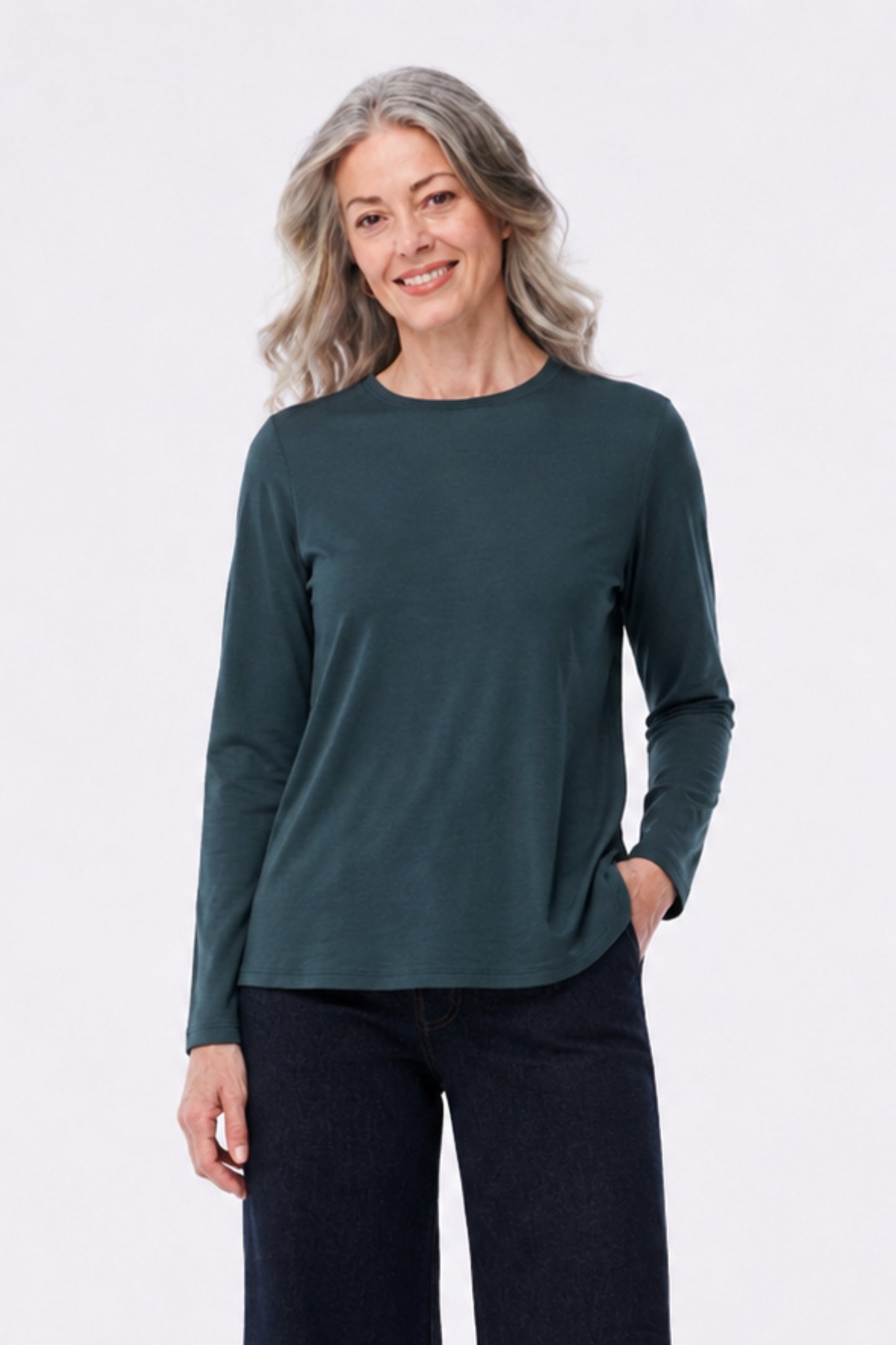 Albi 100% Merino Wool Long Sleeve Top