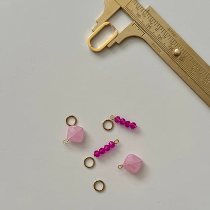 Rosa Convertible Charm Hoop Earrings