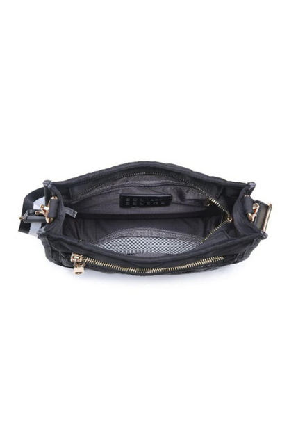 Quilted Motivator Messenger Crossbody Bag - Helene Clarkson Design
