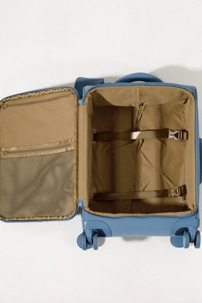 Stormy Blue Neoprene Carry-On Suitcase