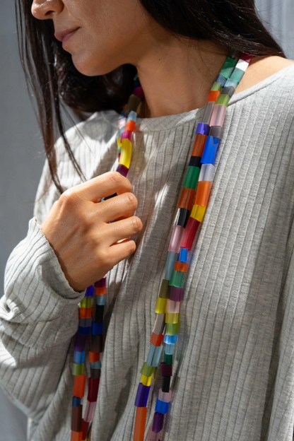 Long Mosaic Necklace - Rosalba Galati - Helene Clarkson Design