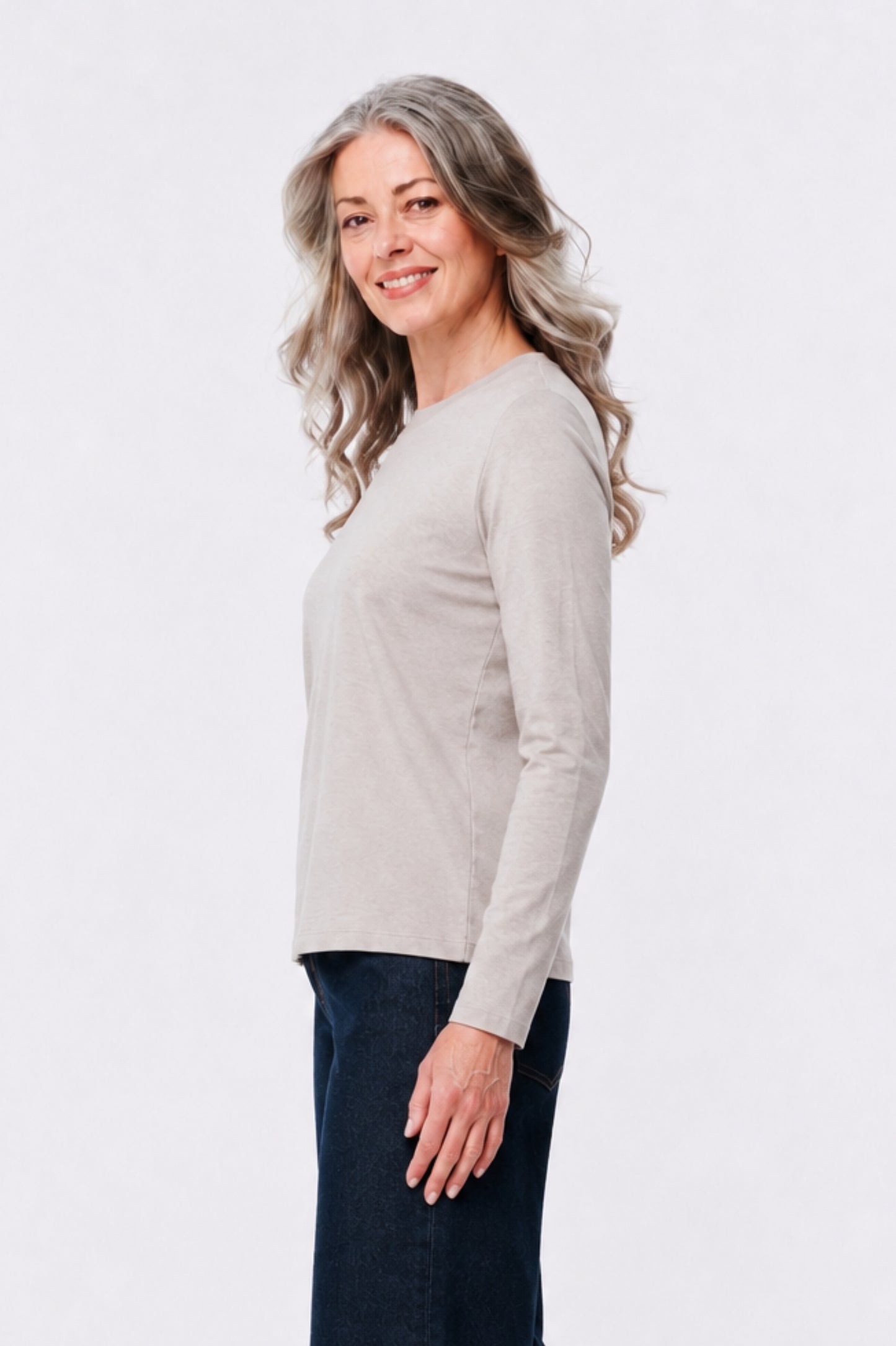 Albi 100% Merino Wool Long Sleeve Top