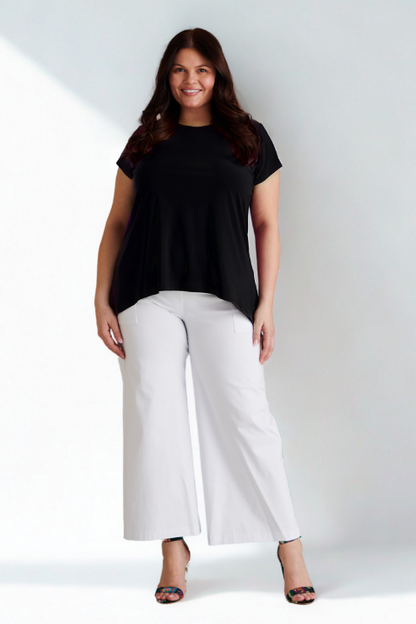 Andorra Crop Pant With Pockets - Helene Clarkson Design