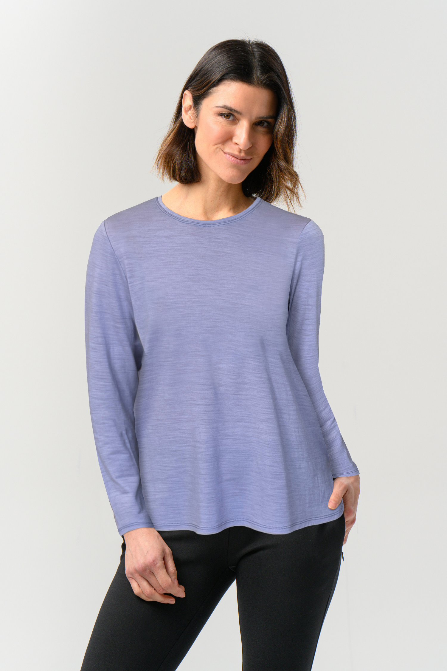 Albi 100% Merino Wool Long Sleeve Top - Helene Clarkson Design