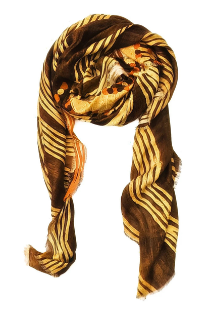 Oversized Square Italian Cashmere Blend Scarf - Desert – Australia - Helene Clarkson Design