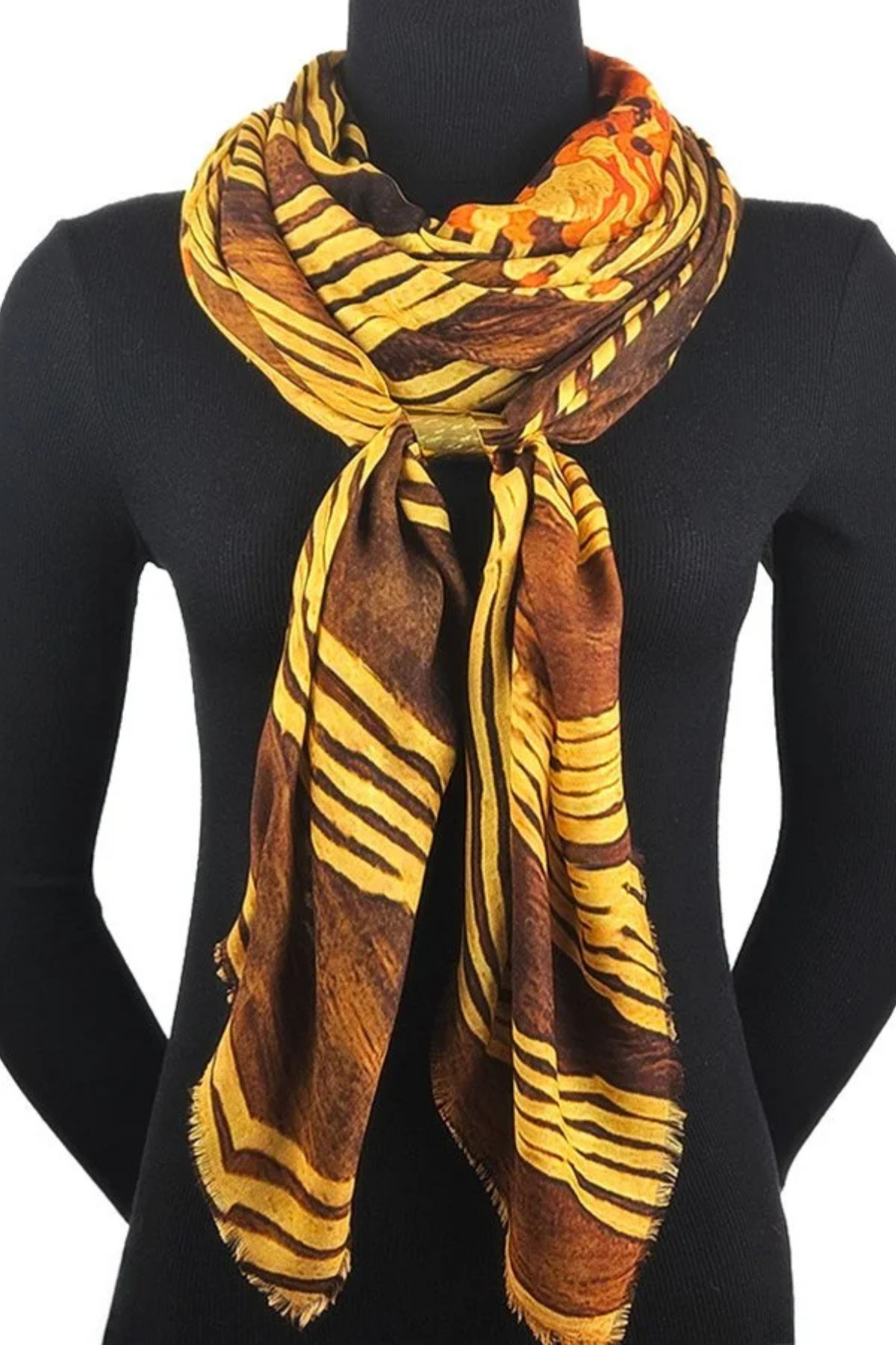 Oversized Square Italian Cashmere Blend Scarf - Desert – Australia - Helene Clarkson Design