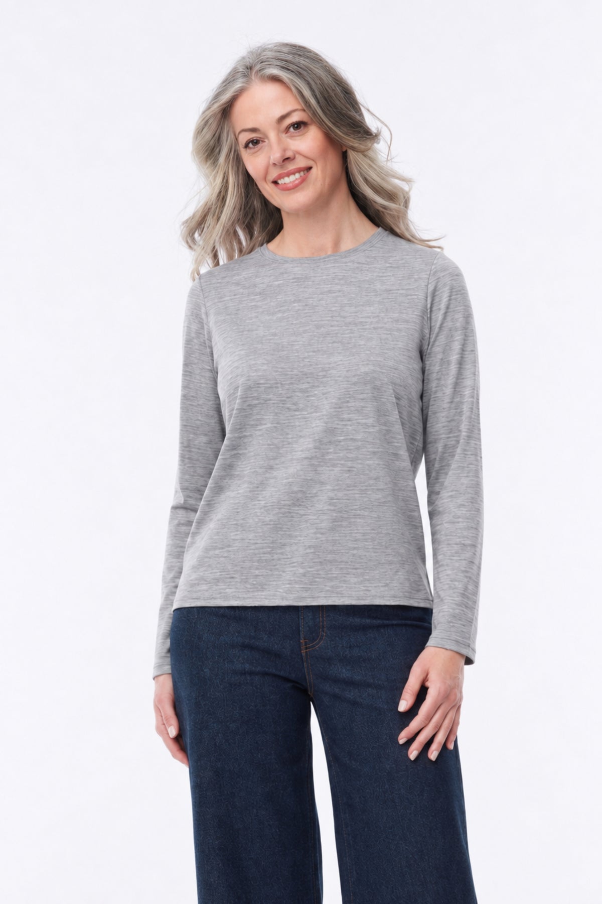 Albi 100% Merino Wool Long Sleeve Top