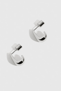 Soho Earrings – 14K Gold or Silver-Plated Dewdrop Hoops by DRAE - Helene Clarkson Design