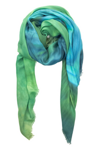 Oversized Square Italian Cashmere Blend Scarf - Tobermory, Canada - Helene Clarkson Design