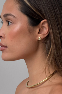 Le Neck Cuff Necklace – 14K Gold-Plated Statement Collar by DRAE - Helene Clarkson Design