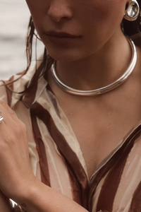 Le Neck Cuff Necklace – 14K Gold-Plated Statement Collar by DRAE - Helene Clarkson Design