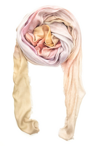 Oversized Square Italian Cashmere Blend Scarf - Lotus - Helene Clarkson Design