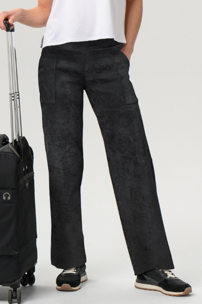 Andorra Ultra Suede Pant with Pockets - Helene Clarkson Design