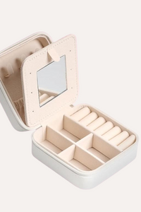 Travel Jewelry Box with Mirror - Helene Clarkson Design
