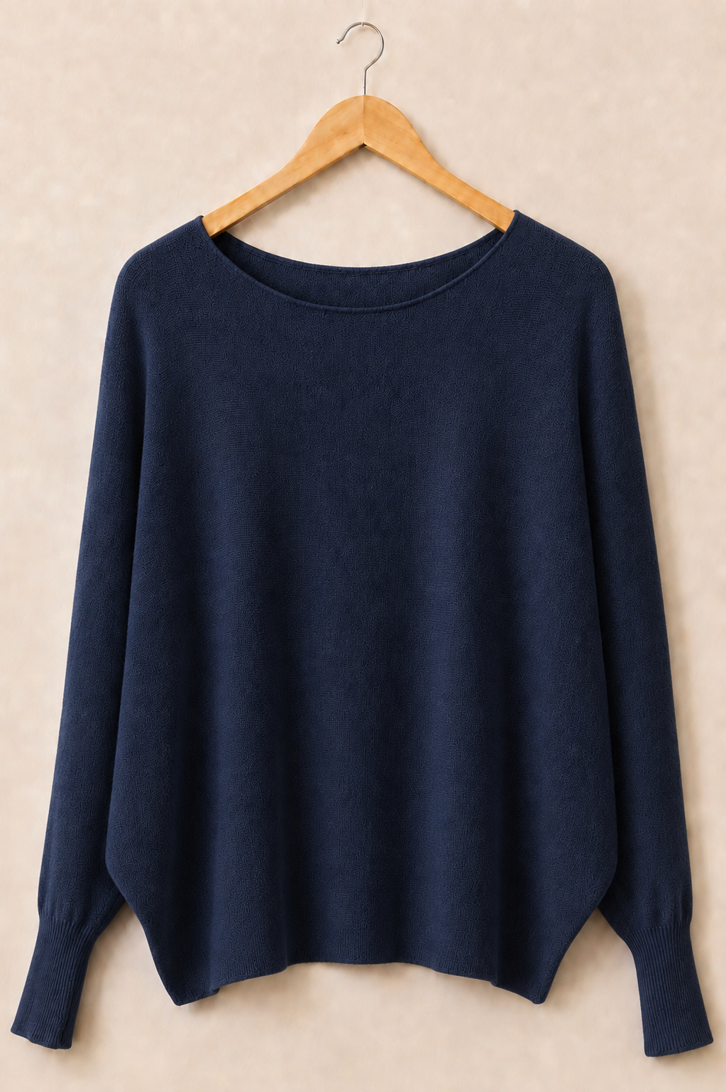 Cashmere-Blend Batwing Sweater