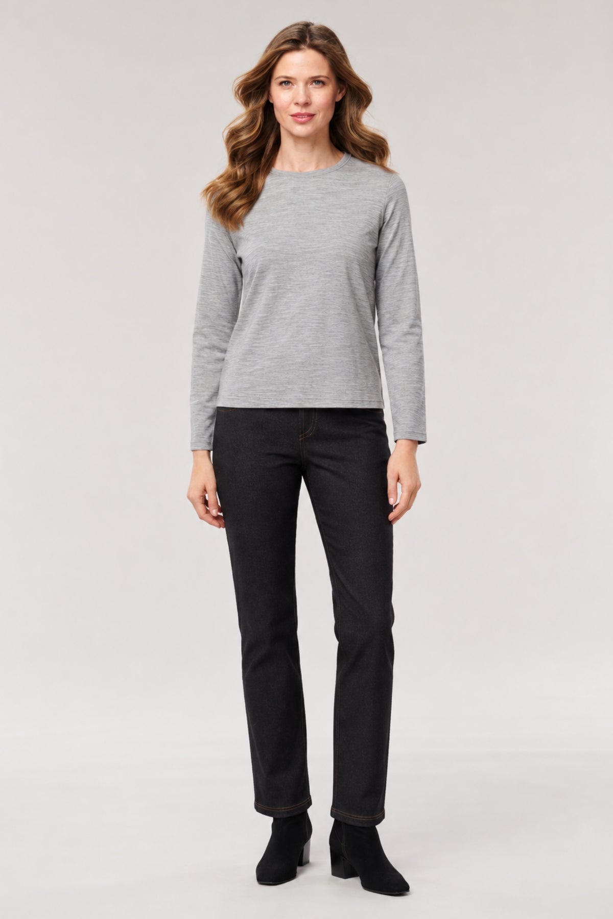 Hanna Ponte Straight Leg Jeans