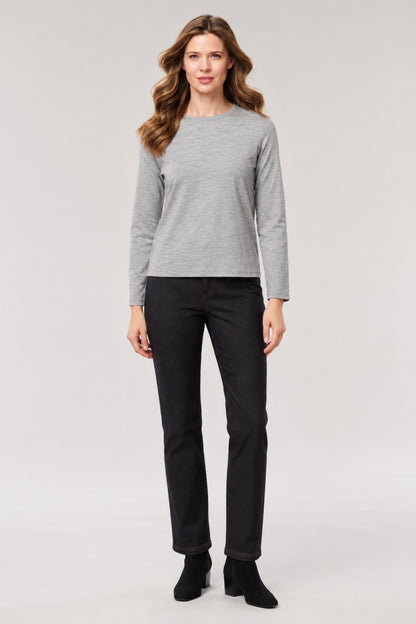 Hanna Ponte Straight Leg Jeans