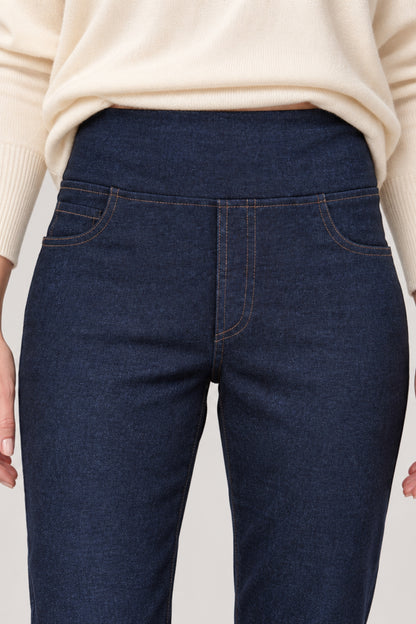 Hanna Ponte Straight Leg Jeans