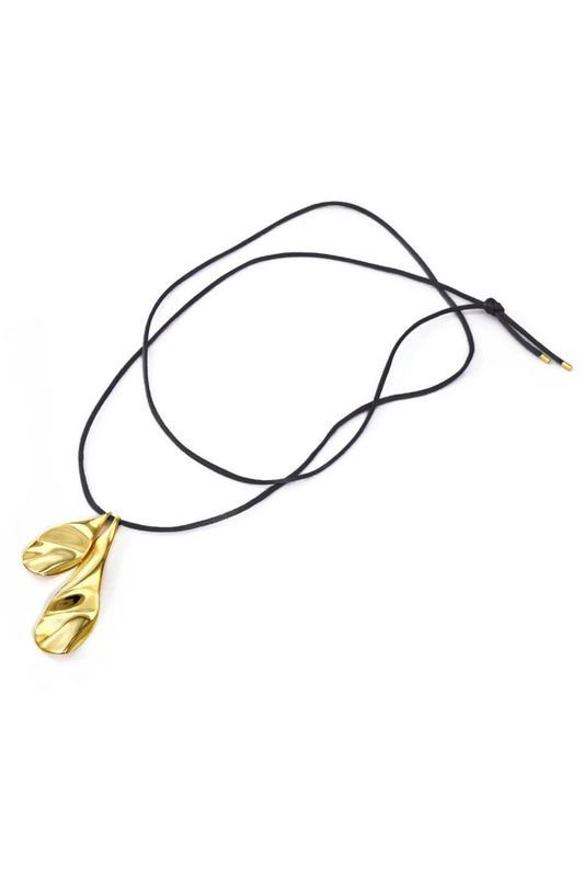 Margot Tie Necklace - Gold - Helene Clarkson Design