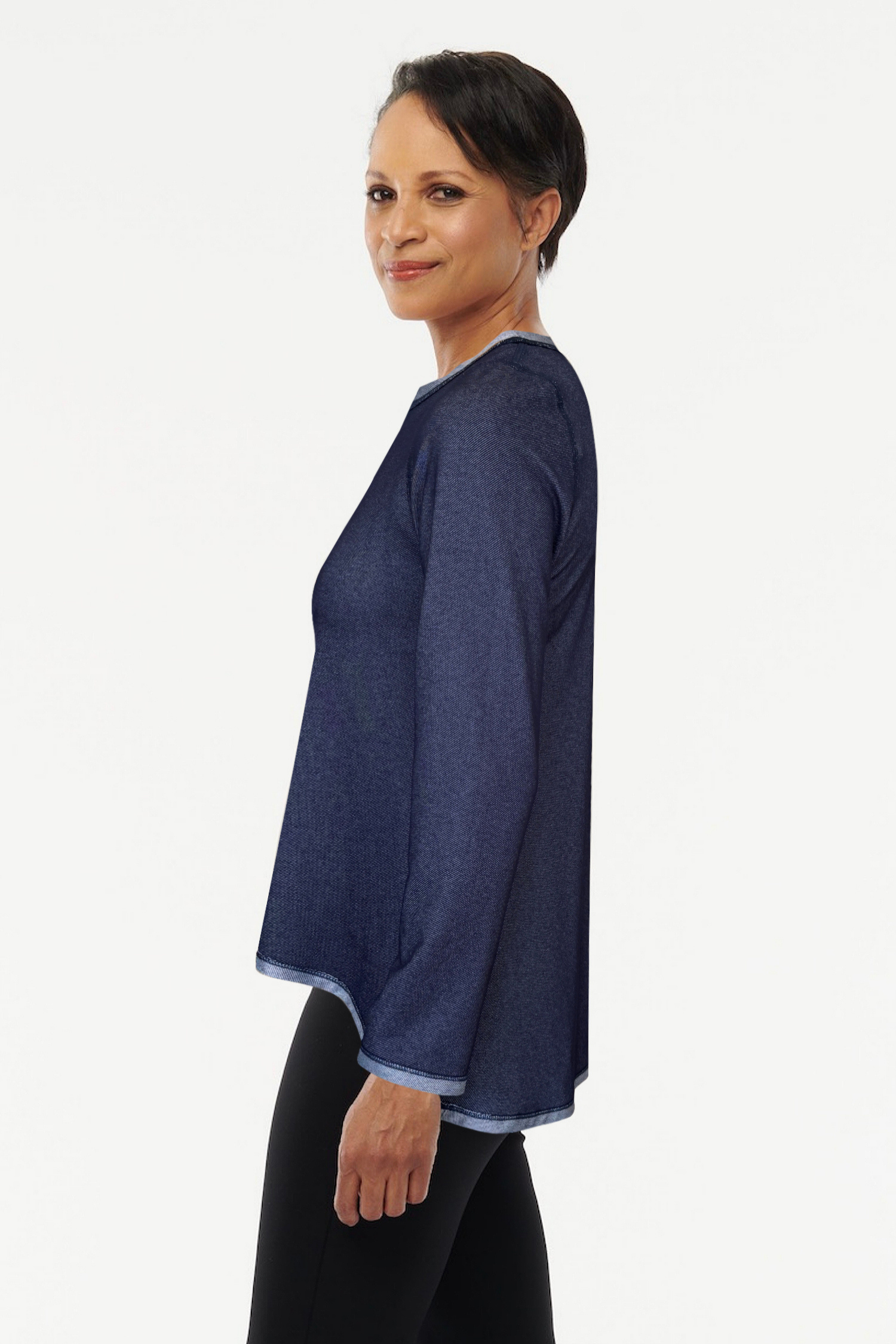 Orly Reversible Long Sleeve Top - Helene Clarkson Design
