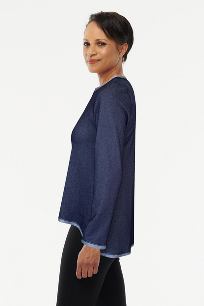 Orly Reversible Long Sleeve Top - Helene Clarkson Design