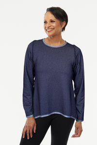 Orly Reversible Long Sleeve Top - Helene Clarkson Design
