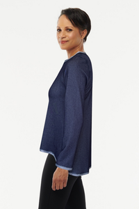 Orly Reversible Long Sleeve Top - Helene Clarkson Design