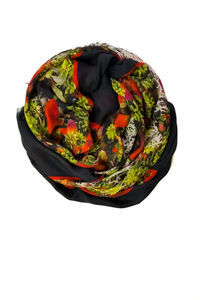 Oversized Square Italian Cashmere Blend Scarf - Tundra - Yukon - Helene Clarkson Design