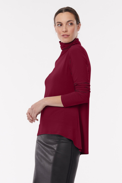 Orly Turtleneck – Wrinkle-Free Jersey Knit - Helene Clarkson Design