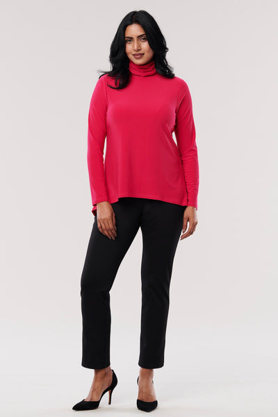 Plus size red hot sale turtleneck sweater