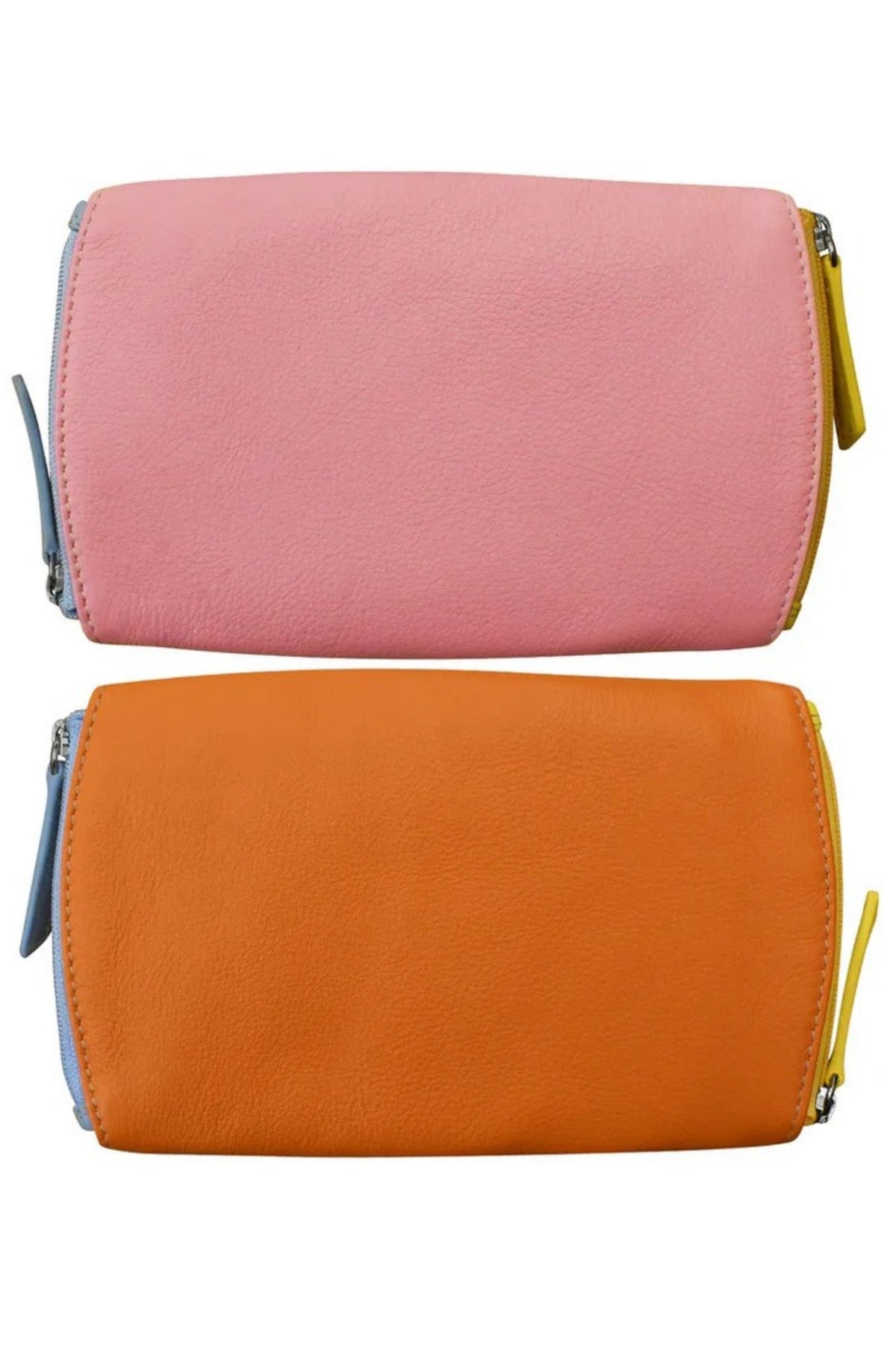 Two Tone Double Zip Eyeglass Case - Helene Clarkson Design