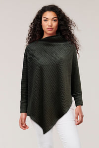 Sintra Knit Poncho with Sleeves - Helene Clarkson Design