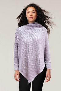 Sintra Knit Poncho with Sleeves - Helene Clarkson Design
