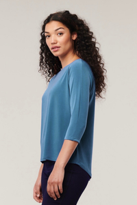 Sousa Boat Neck Top – Wrinkle-Free Jersey Knit - Helene Clarkson Design