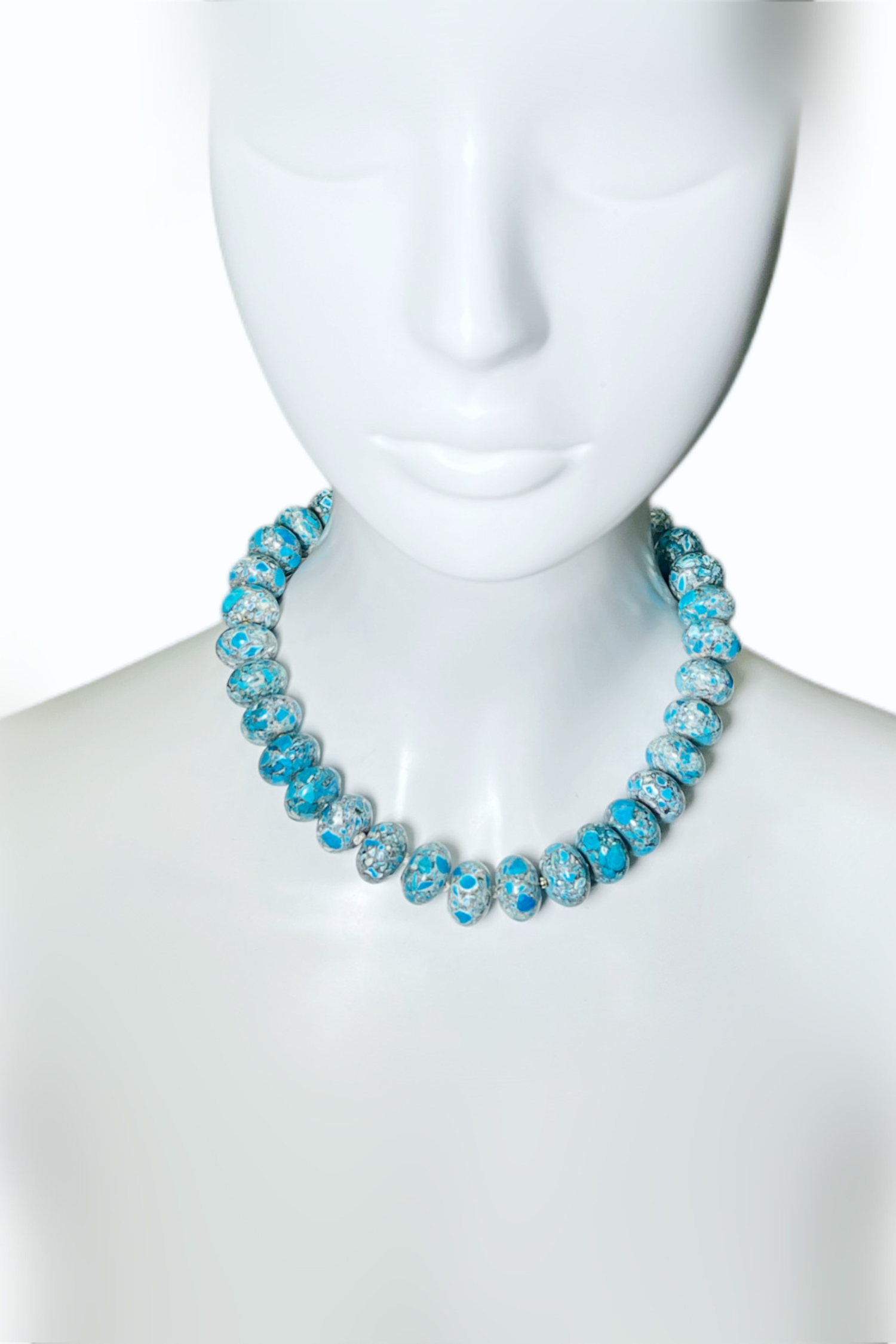 Goddesses – Amphitrite Necklace in Sea Sediment Jasper | Ibérina Design - Helene Clarkson Design
